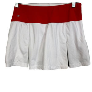 Bolle Skort Womens Sz M Red White Tennis Golf Skirt Stretch‎ Athletic Sport